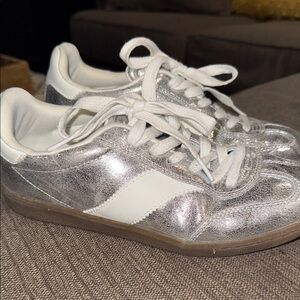 Universal thread Silver and White Sneakers